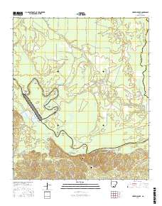 Harrell Brake 2017 topographic map thumbnail