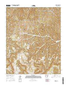 Harriet 2017 topographic map thumbnail