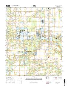 Hickory Plains 2017 topographic map thumbnail