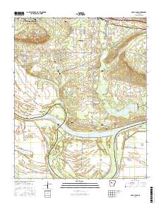 Holla Bend 2017 topographic map thumbnail
