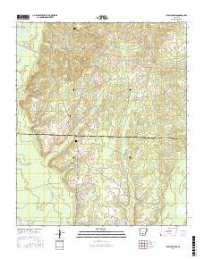 Holly Springs 2017 topographic map thumbnail
