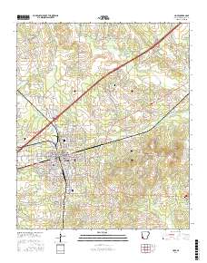 Hope 2017 topographic map thumbnail