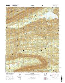 Horseshoe Mountain 2017 topographic map thumbnail