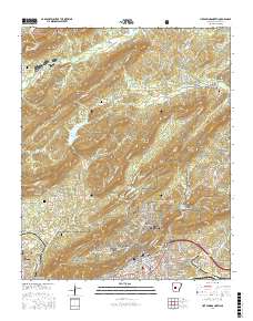 Hot Springs North 2017 topographic map thumbnail