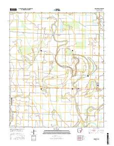 Humnoke 2017 topographic map thumbnail
