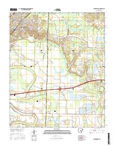 Jacksonville 2017 topographic map thumbnail