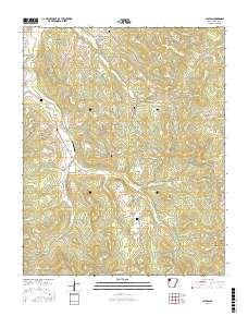 Japton 2017 topographic map thumbnail