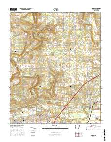 Judsonia 2017 topographic map thumbnail