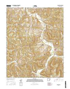 Kingston 2017 topographic map thumbnail