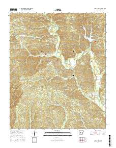 Lake Norrell 2017 topographic map thumbnail