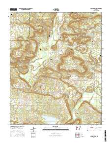 Lee Mountain 2017 topographic map thumbnail