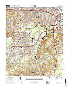 Little Rock 2017 topographic map thumbnail