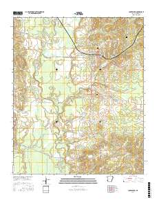 Lockesburg 2017 topographic map thumbnail
