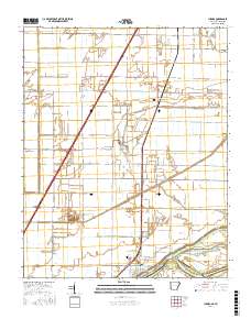 Luxora 2017 topographic map thumbnail