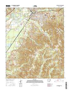 Malvern South 2017 topographic map thumbnail