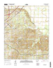 Mandeville 2017 topographic map thumbnail