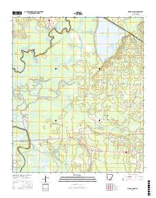 Marais Saline 2017 topographic map thumbnail
