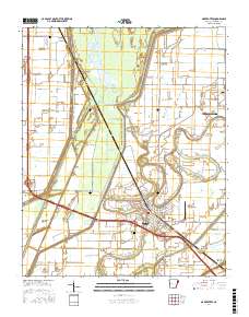 Marked Tree 2017 topographic map thumbnail