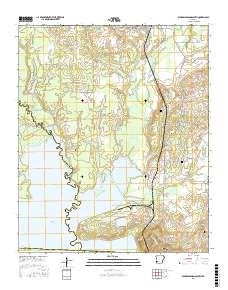 Mineral Springs South 2017 topographic map thumbnail