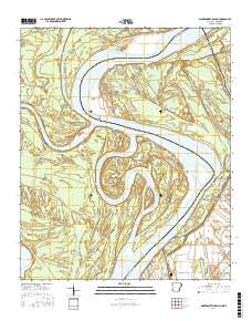 Montgomery Island 2017 topographic map thumbnail