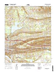 Morrilton East 2017 topographic map thumbnail
