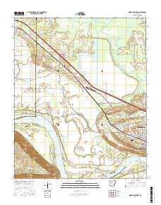 Morrilton West 2017 topographic map thumbnail