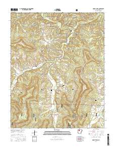 Mount Judea 2017 topographic map thumbnail