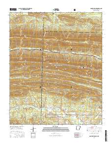 Mountain Fork 2017 topographic map thumbnail