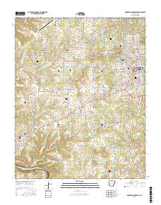 Mountain Home West 2017 topographic map thumbnail