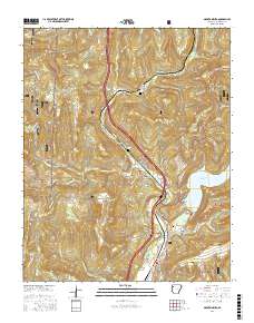 Mountainburg 2017 topographic map thumbnail