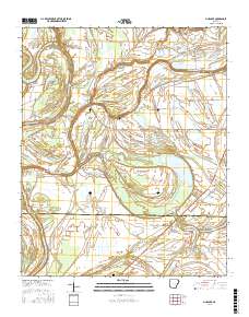 Mud Lake 2017 topographic map thumbnail
