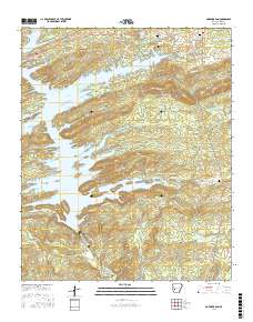 Narrows Dam 2017 topographic map thumbnail