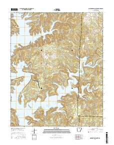 Norfork Dam North 2017 topographic map thumbnail