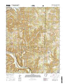 Norfork Dam South 2017 topographic map thumbnail