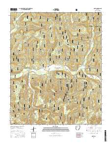Oark 2017 topographic map thumbnail