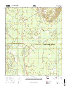 Ouachita 2017 topographic map thumbnail