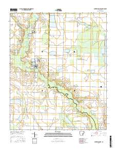 Parkers Corner 2017 topographic map thumbnail