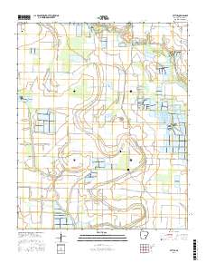 Pettus 2017 topographic map thumbnail