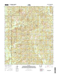 Pine Bluff NW 2017 topographic map thumbnail