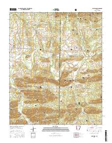 Pine Ridge 2017 topographic map thumbnail