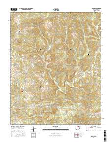 Pineville 2017 topographic map thumbnail