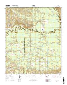 Piney Grove 2017 topographic map thumbnail