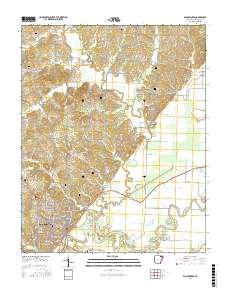 Pocahontas 2017 topographic map thumbnail