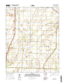 Podo Creek 2017 topographic map thumbnail