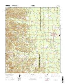 Poyen 2017 topographic map thumbnail