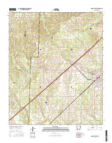 Prescott West 2017 topographic map thumbnail