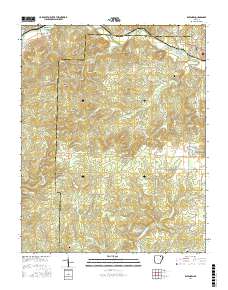 Ravenden 2017 topographic map thumbnail