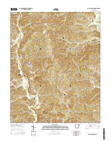 Ravenden Springs 2017 topographic map thumbnail