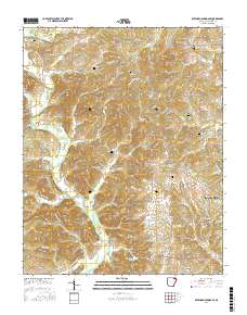 Ravenden Springs SE 2017 topographic map thumbnail