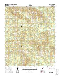 Relfs Bluff 2017 topographic map thumbnail